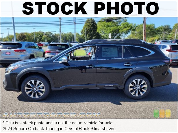 Stock photo for this 2024 Subaru Outback Touring 2.5 Liter DOHC 16-Valve VVT Flat 4 Cylinder Lineartronic CVT Automatic