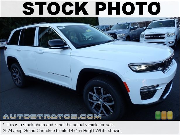 Stock photo for this 2024 Jeep Grand Cherokee Limited 4x4 3.6 Liter DOHC 24-Valve VVT V6 8 Speed Automatic