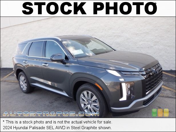 Stock photo for this 2024 Hyundai Palisade SEL AWD 3.8 Liter DOHC 24-Valve D-CVVT V6 8 Speed Automatic