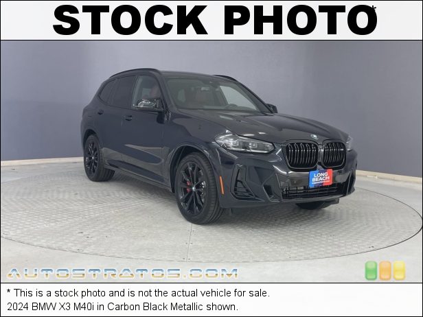 Stock photo for this 2024 BMW X3 M40i 3.0 Liter M TwinPower Turbocharged DOHC 24-Valve Inline 6 Cylind 8 Speed Automatic