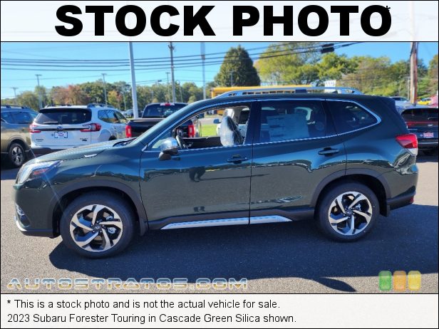 Stock photo for this 2023 Subaru Forester Touring 2.5 Liter DOHC 16-Valve VVT Flat 4 Cylinder Lineartronic CVT Automatic