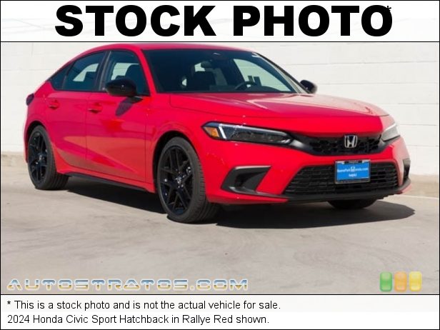 Stock photo for this 2024 Honda Civic Sport Hatchback 2.0 Liter DOHC 16-Valve i-VTEC 4 Cylinder 6 Speed Manual