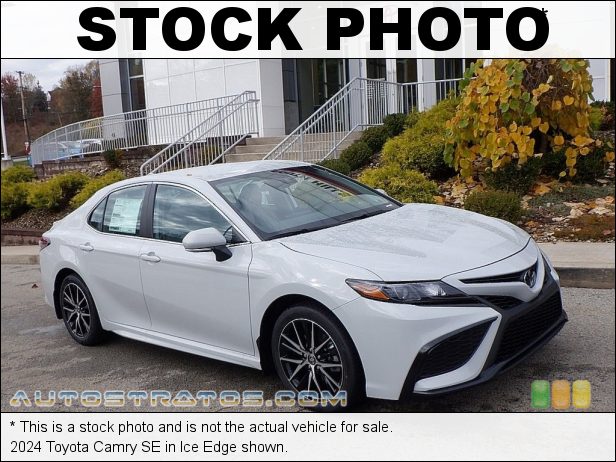Stock photo for this 2024 Toyota Camry SE 2.5 Liter DOHC 16-Valve VVT-i 4 Cylinder 8 Speed Automatic