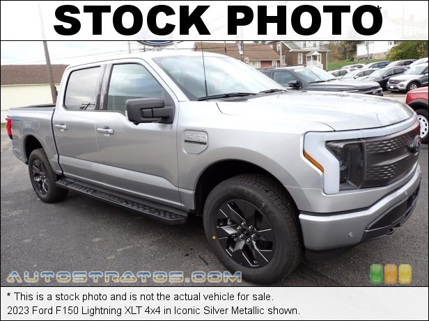 Stock photo for this 2023 Ford F150 Lightning XLT 4x4 Dual Electric AC Motors 1 Speed Automatic