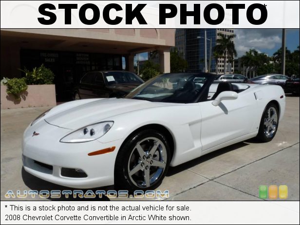 Stock photo for this 2008 Chevrolet Corvette Convertible 6.2 Liter Edelbrock Supercharged OHV 16-Valve LS3 V8 6 Speed Manual