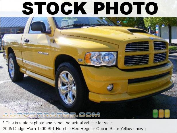 Stock photo for this 2005 Dodge Ram 1500 Regular Cab 5.7 Liter HEMI OHV 16-Valve V8 5 Speed Automatic
