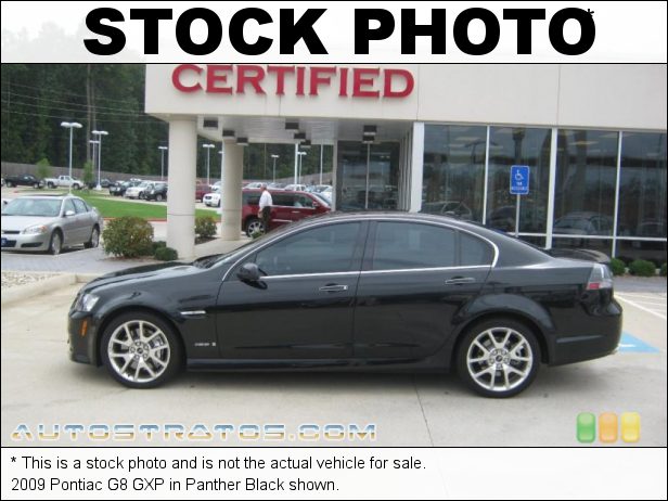 Stock photo for this 2009 Pontiac G8 GXP 6.2 Liter OHV 16-Valve LS3 V8 6 Speed Automatic