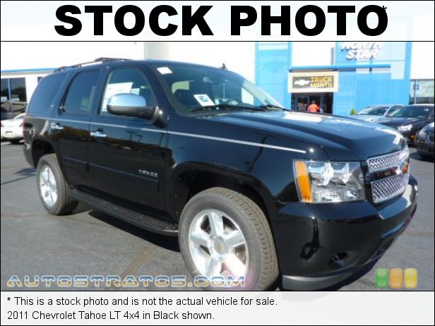 Stock photo for this 2011 Chevrolet Tahoe LT 4x4 5.3 Liter Flex-Fuel OHV 16-Valve VVT Vortec V8 6 Speed Automatic