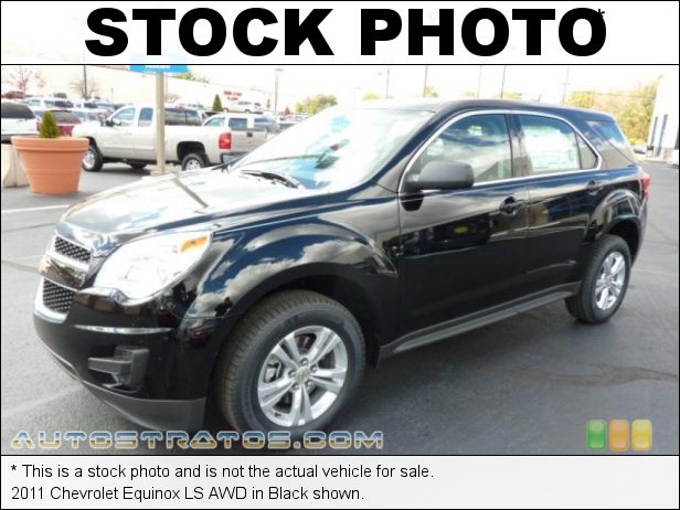 Stock photo for this 2011 Chevrolet Equinox LS AWD 2.4 Liter DI DOHC 16-Valve VVT Ecotec 4 Cylinder 6 Speed Automatic