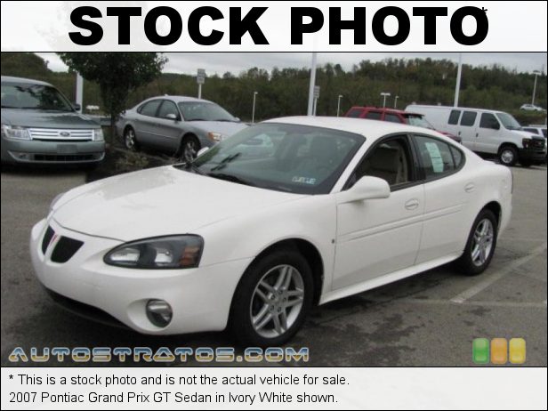 Stock photo for this 2007 Pontiac Grand Prix GT Sedan 3.8 Liter Supercharged OHV 12-Valve V6 4 Speed Automatic