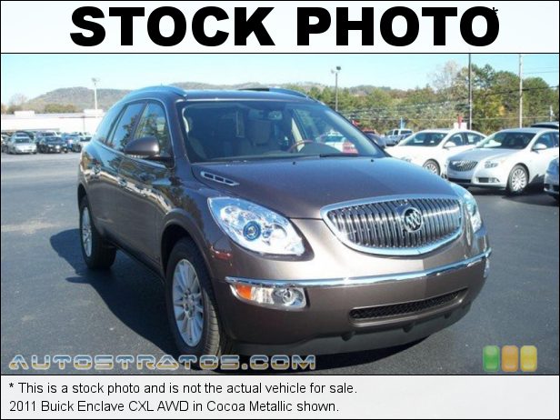 Stock photo for this 2011 Buick Enclave CXL AWD 3.6 Liter DFI DOHC 24-Valve VVT V6 6 Speed Automatic