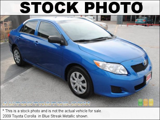 Stock photo for this 2009 Toyota Corolla  1.8 Liter DOHC 16-Valve VVT-i Inline 4 Cylinder 4 Speed Automatic