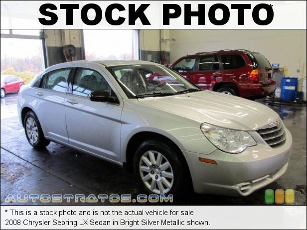 Stock photo for this 2008 Chrysler Sebring LX Sedan 2.4L DOHC 16V Dual VVT 4 Cylinder 4 Speed Automatic