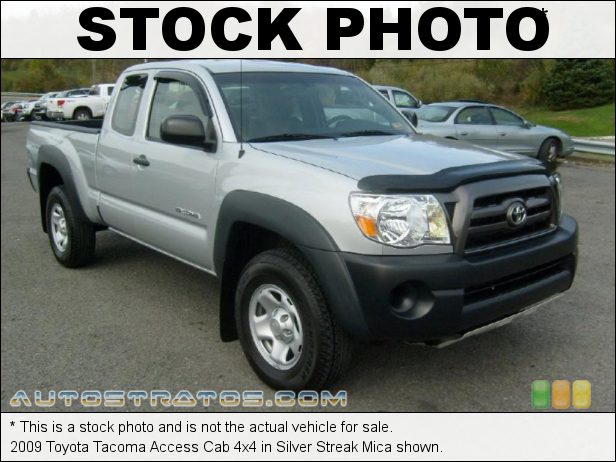 Stock photo for this 2009 Toyota Tacoma Access Cab 4x4 2.7 Liter DOHC 16-Valve VVT-i 4 Cylinder 5 Speed Manual