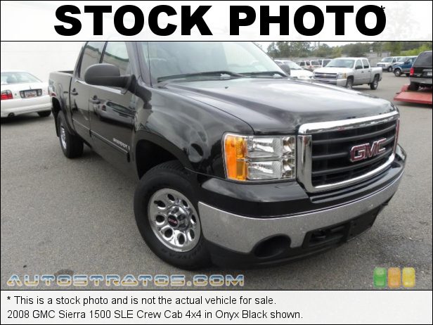 Stock photo for this 2008 GMC Sierra 1500 Cab 4x4 4.8 Liter OHV 16V Vortec V8 4 Speed Automatic