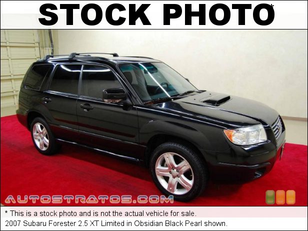 Stock photo for this 2007 Subaru Forester 2.5 XT 2.5 Liter Turbocharged DOHC 16-Valve VVT Flat 4 Cylinder 4 Speed Automatic