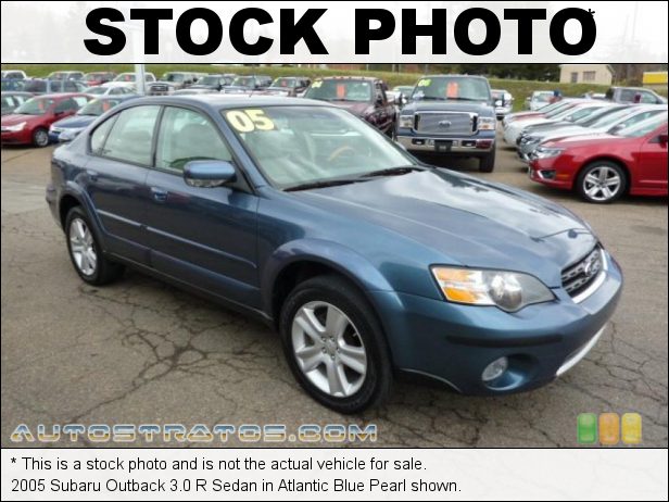 Stock photo for this 2005 Subaru Outback 3.0 R Sedan 3.0 Liter DOHC 24-Valve Flat 6 Cylinder 5 Speed Automatic