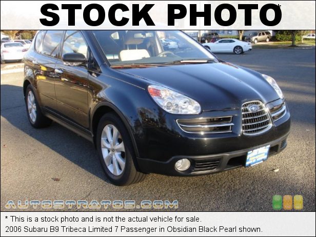 Stock photo for this 2006 Subaru B9 Tribeca Limited 7 Passenger 3.0 Liter DOHC 24-Valve Flat 6 Cylinder 5 Speed Sportshift Automatic