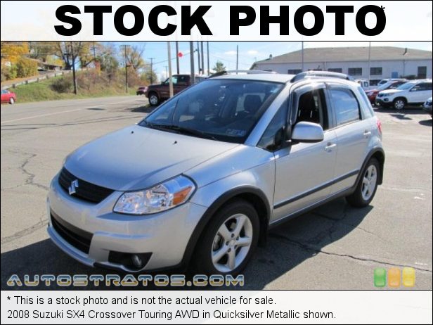 Stock photo for this 2008 Suzuki SX4 Crossover Touring AWD 2.0 Liter DOHC 16 Valve 4 Cylinder 4 Speed Automatic