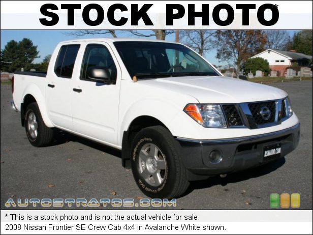 Stock photo for this 2008 Nissan Frontier Crew Cab 4x4 4.0 Liter DOHC 24-Valve VVT V6 5 Speed Automatic
