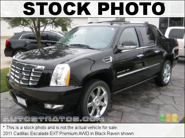 Stock photo for this 2011 Cadillac Escalade EXT Premium AWD 6.2 Liter OHV 16-Valve VVT Flex-Fuel V8 6 Speed Automatic