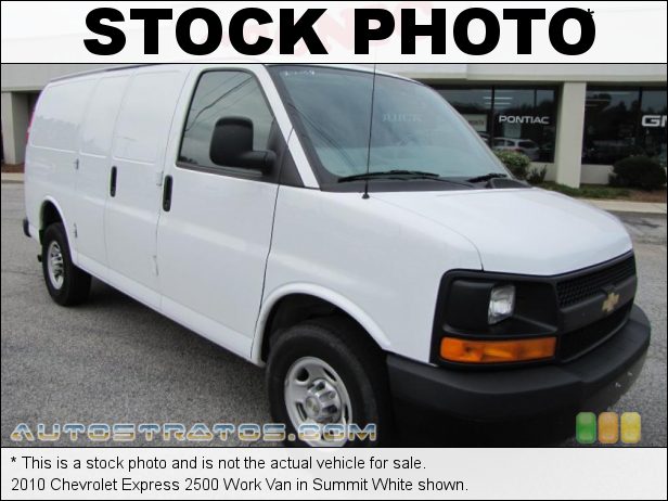 Stock photo for this 2010 Chevrolet Express 2500 Van 4.8 Liter Flex-Fuel OHV 16-Valve V8 6 Speed Automatic