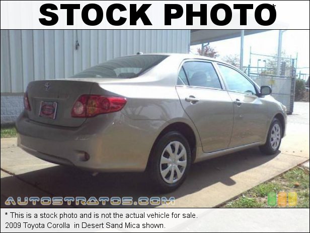 Stock photo for this 2009 Toyota Corolla  1.8 Liter DOHC 16-Valve VVT-i Inline 4 Cylinder 5 Speed Manual