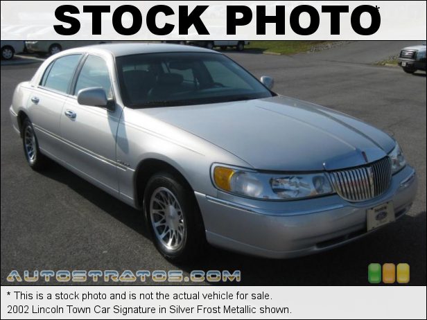 Stock photo for this 2002 Lincoln Town Car Signature 4.6 Liter SOHC 16-Valve V8 4 Speed Automatic