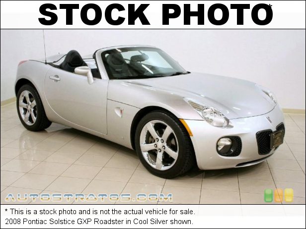 Stock photo for this 2008 Pontiac Solstice GXP Roadster 2.0L Turbocharged DOHC 16V VVT ECOTEC 4 Cylinder 5 Speed Automatic