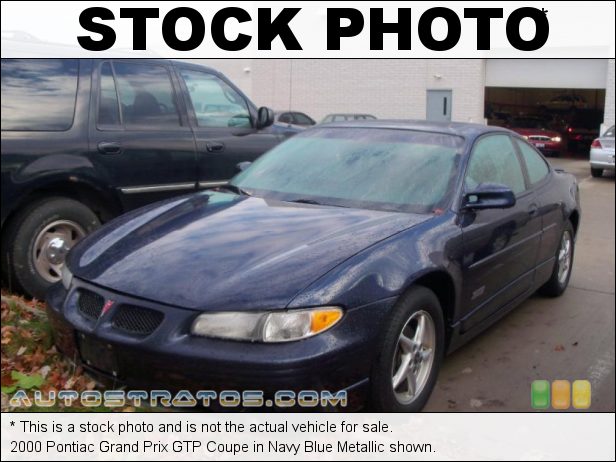 Stock photo for this 2000 Pontiac Grand Prix GTP Coupe 3.8 Liter Supercharged OHV 12-Valve V6 4 Speed Automatic
