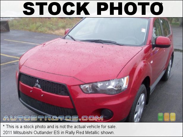 Stock photo for this 2011 Mitsubishi Outlander ES 2.4 Liter DOHC 16-Valve MIVEC 4 Cylinder CVT Sportronic Automatic
