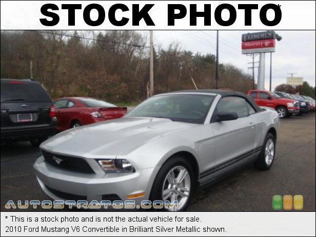 Stock photo for this 2010 Ford Mustang V6 Convertible 4.0 Liter SOHC 12-Valve V6 5 Speed Manual