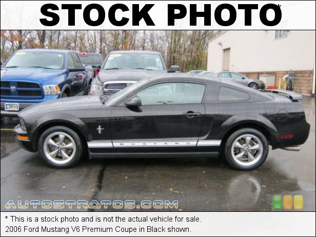 Stock photo for this 2006 Ford Mustang V6 Coupe 4.0 Liter SOHC 12-Valve V6 5 Speed Automatic