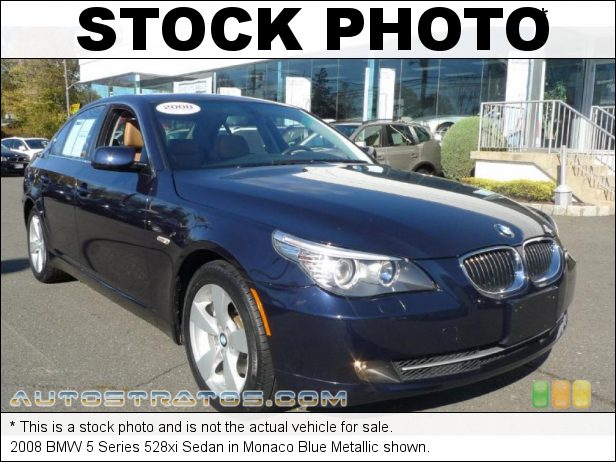Stock photo for this 2008 BMW 5 Series 528xi Sedan 3.0L DOHC 24V VVT Inline 6 Cylinder 6 Speed Manual