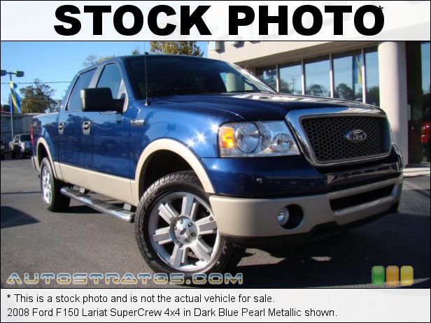 Stock photo for this 2008 Ford F150 SuperCrew 4x4 5.4 Liter SOHC 24-Valve Triton V8 4 Speed Automatic
