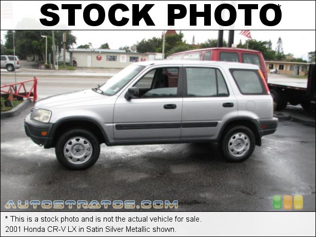 Stock photo for this 2001 Honda CR-V LX 2.0 Liter DOHC 16-Valve 4 Cylinder 4 Speed Automatic