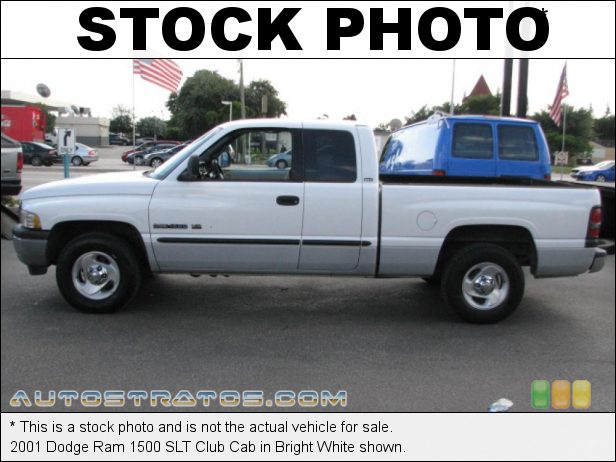 Stock photo for this 2001 Dodge Ram 1500 Club Cab 5.9 Liter OHV 16-Valve V8 4 Speed Automatic