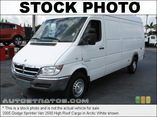 Stock photo for this 2005 Dodge Sprinter Van 2500 High Roof Cargo 2.7 Liter DOHC 20-Valve Turbo-Diesel 5 Cylinder 5 Speed AutoStick Automatic