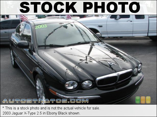 Stock photo for this 2003 Jaguar X-Type 2.5 2.5 Liter DOHC 24 Valve V6 5 Speed Automatic