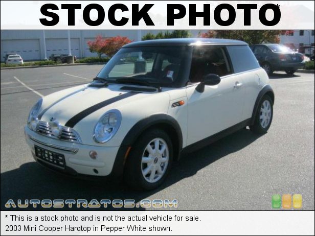 Stock photo for this 2003 Mini Cooper Hardtop 1.6 Liter SOHC 16-Valve 4 Cylinder 5 Speed Manual