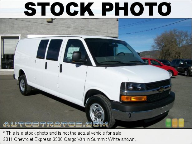 Stock photo for this 2011 Chevrolet Express 3500 Van 6.0 Liter Flex-Fuel OHV 16-Valve VVT V8 6 Speed Automatic