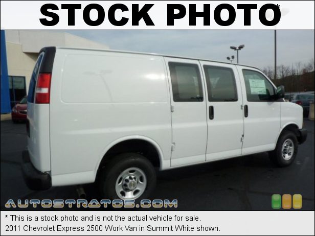 Stock photo for this 2011 Chevrolet Express 2500 Van 4.8 Liter Flex-Fuel OHV 16-Valve VVT V8 6 Speed Automatic