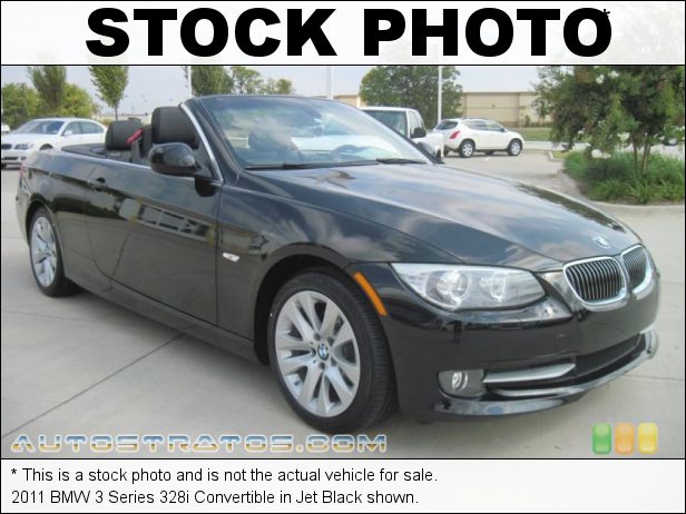 Stock photo for this 2011 BMW 3 Series 328i Convertible 3.0 Liter DOHC 24-Valve VVT Inline 6 Cylinder 6 Speed Steptronic Automatic