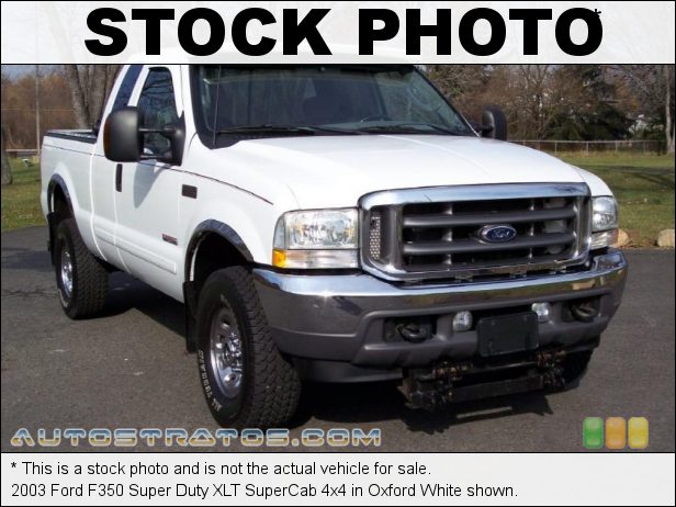 Stock photo for this 2003 Ford F350 Super Duty SuperCab 4x4 6.0 Liter OHV 32V Power Stroke Turbo Diesel V8 4 Speed Automatic