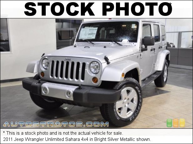 Stock photo for this 2011 Jeep Wrangler Unlimited Sahara 4x4 3.8 Liter OHV 12-Valve V6 4 Speed Automatic