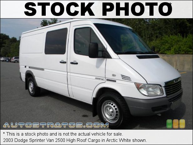 Stock photo for this 2003 Dodge Sprinter Van 2500 High Roof Cargo 2.7 Liter CDI DOHC 20-Valve Turbo-Diesel 5 Cylinder 5 Speed AutoStick Automatic
