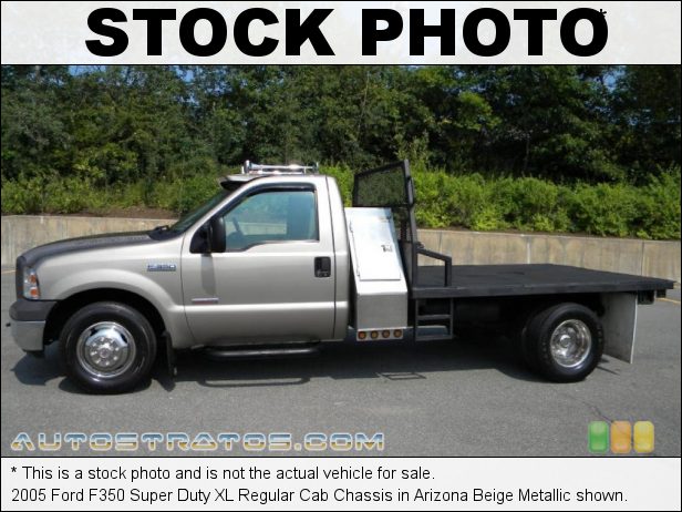 Stock photo for this 2007 Ford F350 Super Duty Regular Cab Truck 6.0 Liter OHV 32-Valve Power Stroke Turbo-Diesel V8 5 Speed Automatic
