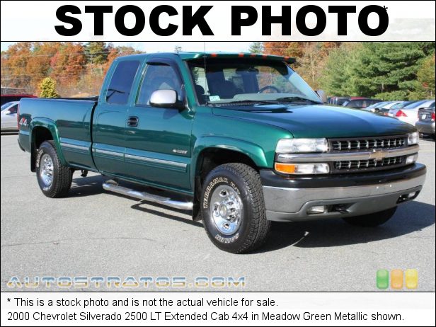 Stock photo for this 2000 Chevrolet Silverado 2500 LT Extended Cab 4x4 6.0 Liter OHV 16-Valve Vortec V8 4 Speed Automatic