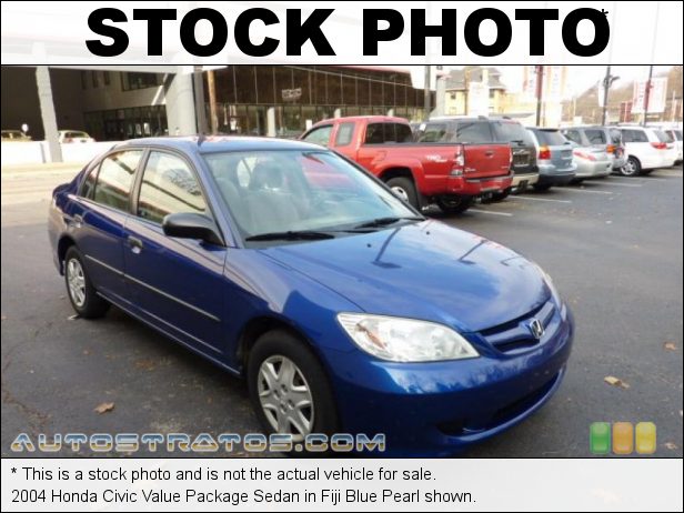 Stock photo for this 2005 Honda Civic Value Package Sedan 1.7L SOHC 16V VTEC 4 Cylinder 4 Speed Automatic