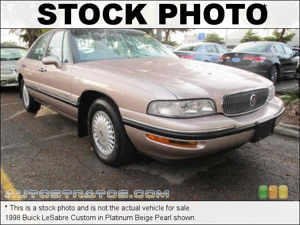 Stock photo for this 1998 Buick LeSabre Custom 3.8 Liter OHV 12-Valve V6 4 Speed Automatic